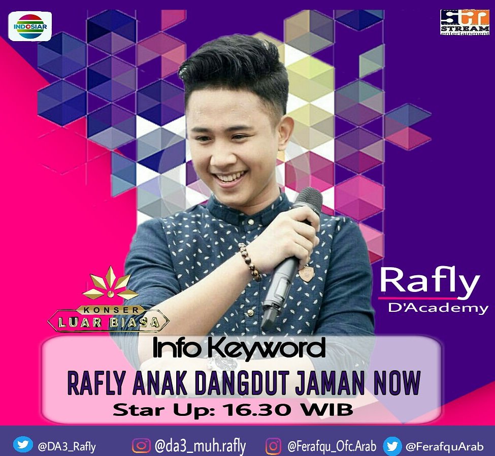 Cinta luar biasa

RAFLY ANAK DANGDUT JAMAN NOW
<a href="/DA3_Rafly/">Muh.Rafly Heriawan</a>