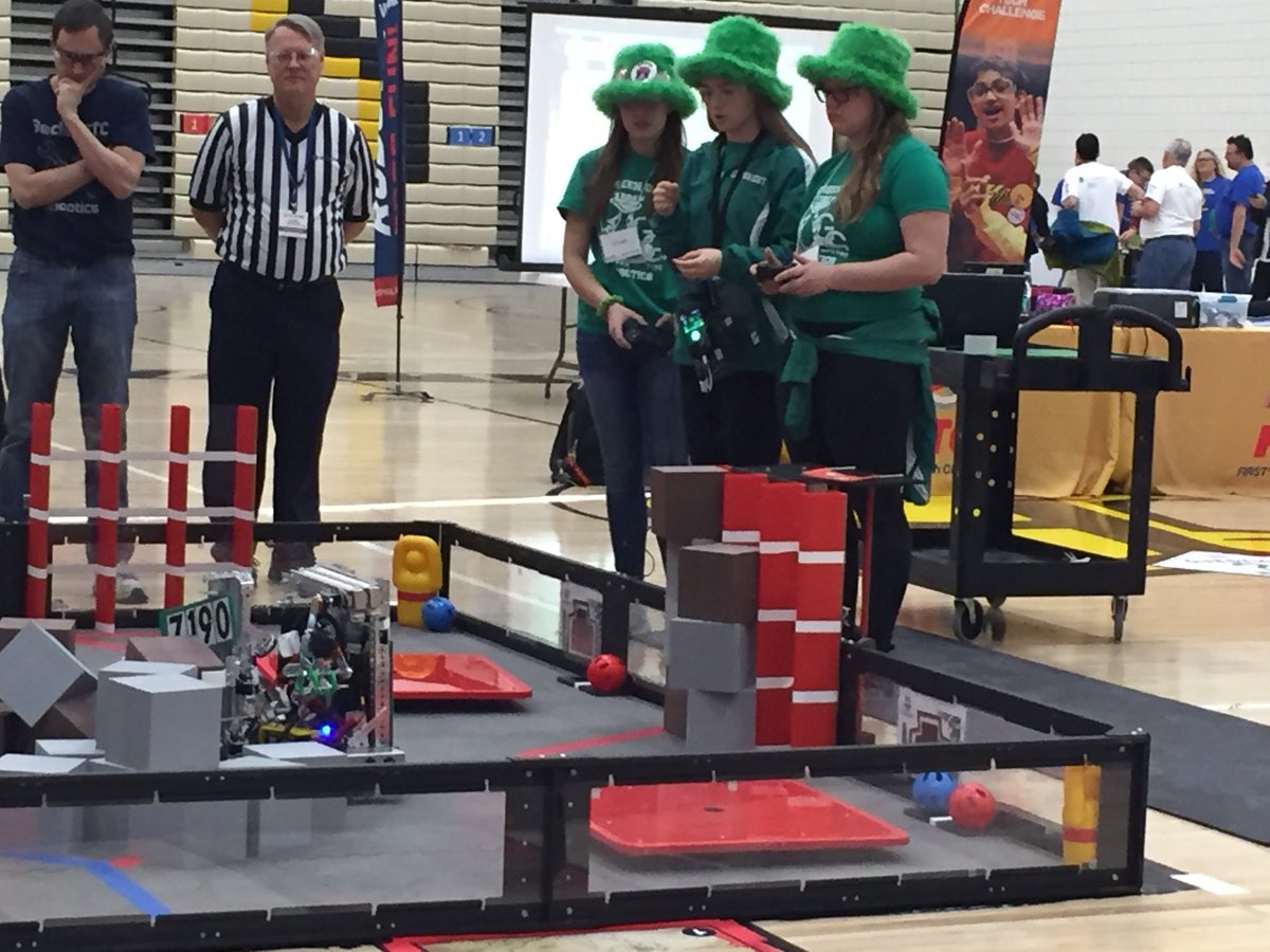 GGRobotics's tweet photo. Very excited for our regional tournament today!!! #omgfirst https://t.co/b0QWKNCyJZ