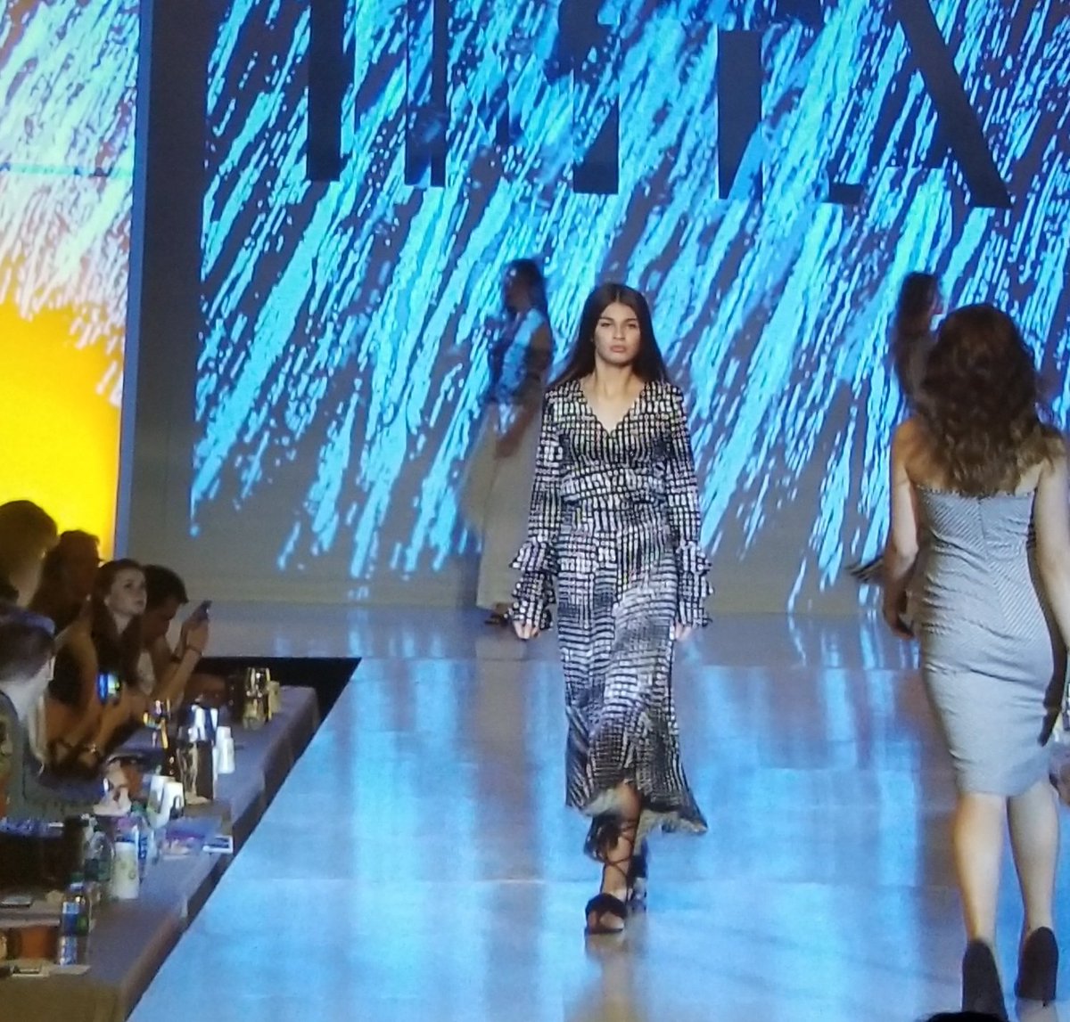 CarynIntl's tweet image. Out of hundreds of beautiful models, Isabella was selected to walk in the designer fashion show. She modeled for designer Nicole Miller. #IMTALA18 #CarynModels