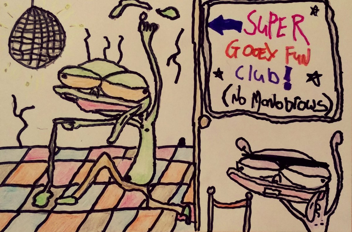 MerlinAndMelvin's tweet photo. The Club. #Party #cartoon #cartoons #gooey #Merlin #Melvin #Club #Clubbing #Saturday #SaturdayNight https://t.co/Mh1peLYOhG