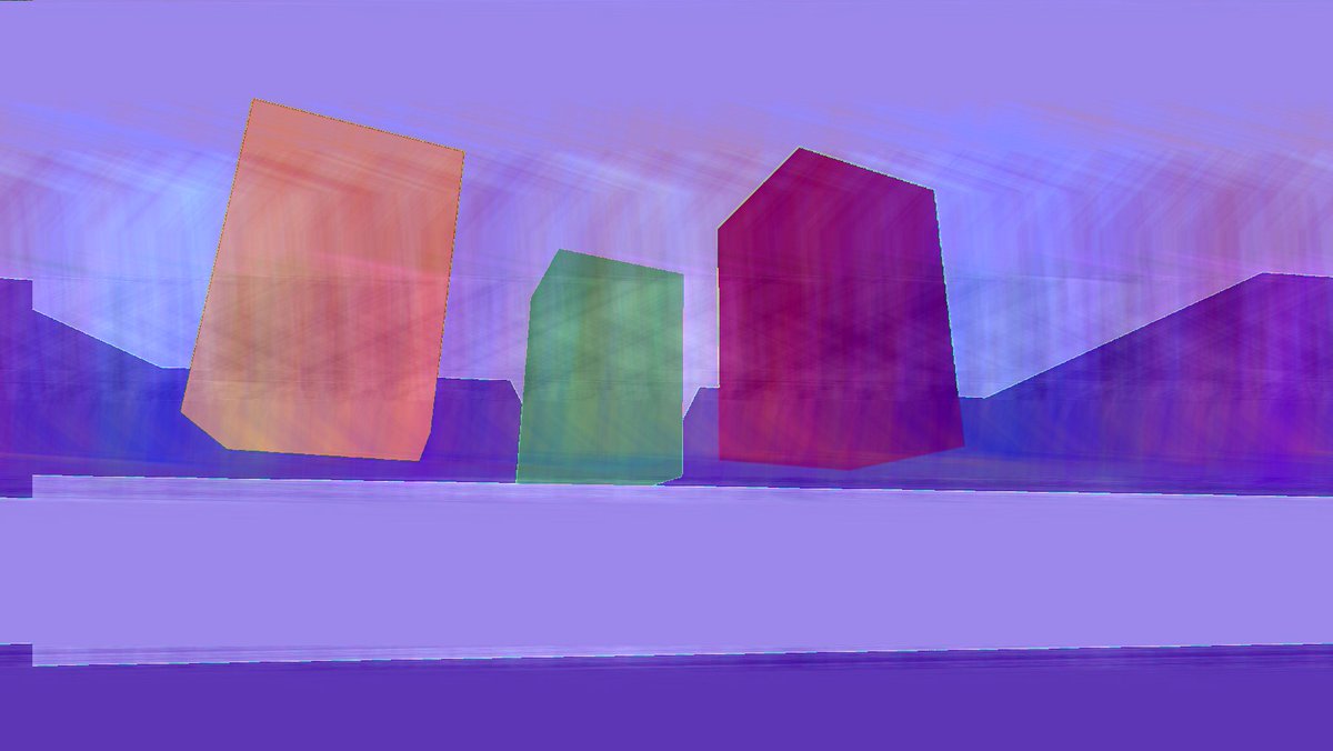 Gi_bit's tweet image. Also doing a reverb gives some weird brush stroke + outline effect