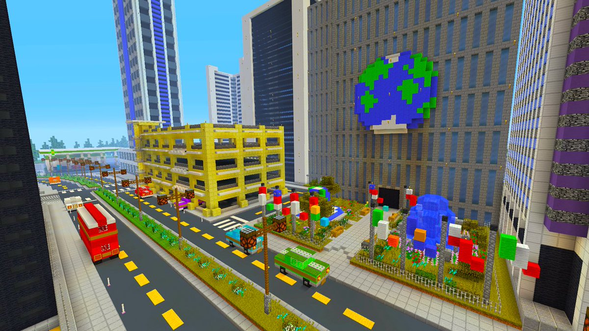 NitroLukeDX's tweet photo. World trade centre for all those businessy things

#steveandalex #minecraft #tour https://t.co/jFO4cyKZoM