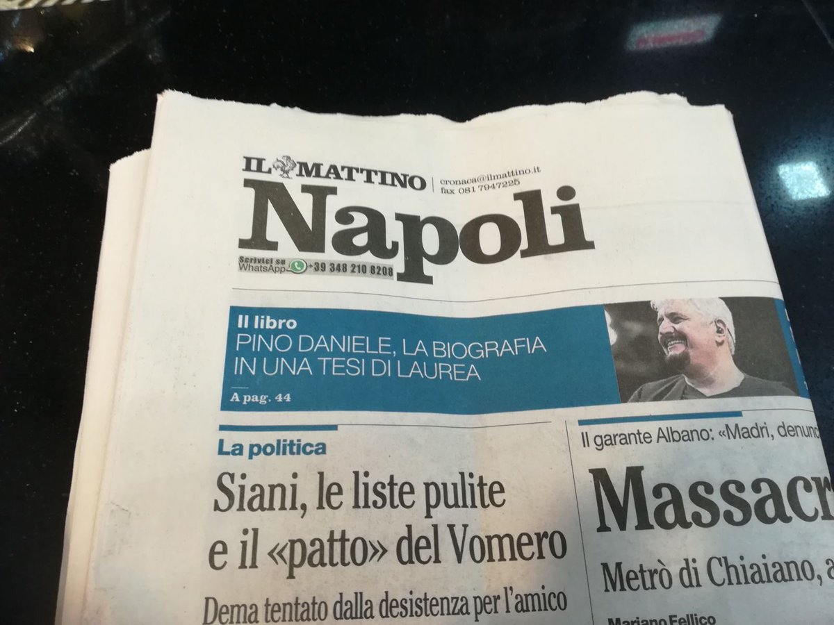 JacopoOttenga's tweet image. E so’ cuntento ‘e sta’ cu te... #PINODANIELE #pin8 #ilmattino