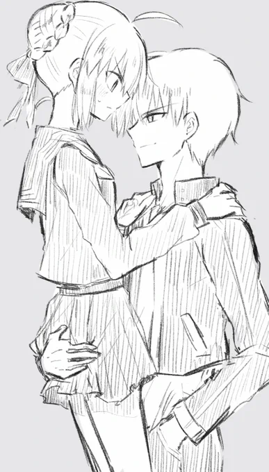 今日の手習い金剣 アタリと補助線をちゃんと理解して描いていろんな構図をはやく正確に描けるようになりたいなっと 