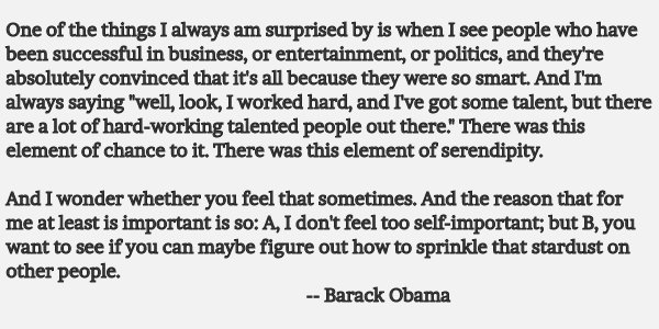 lpolovets's tweet image. I watched David Letterman's interview of @BarackObama on Netflix last night. So good. Obama's closing words read like poetry.