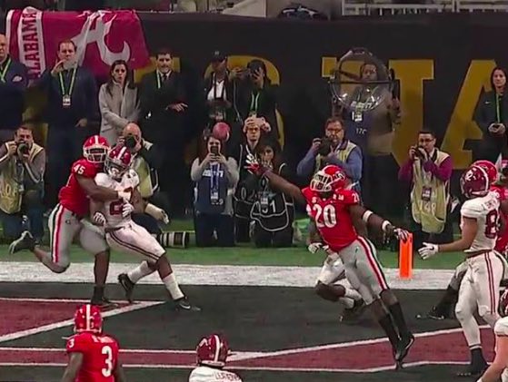 uptonlawyer's tweet photo. @LeBatardShow @Stugotz790 Would this be the TD pass play to @CalvinRidley1 you mentioned as being luck, because he was trying to hit @ohthatsNajee22?  Gee, wonder why Najee couldn't get to it...
#RTR17 #DealWithIt #SabanistheGOAT https://t.co/LFu0KGmS9E
