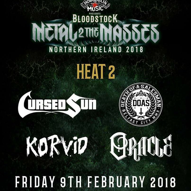 Just under 4 weeks until this monster of a show! We have a chance to play bloodstock. Show up and throw down!