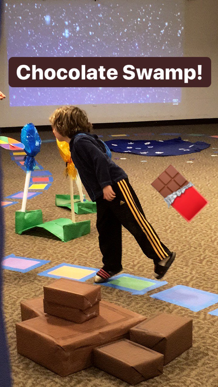 Candyland Chocolate Swamp Sign