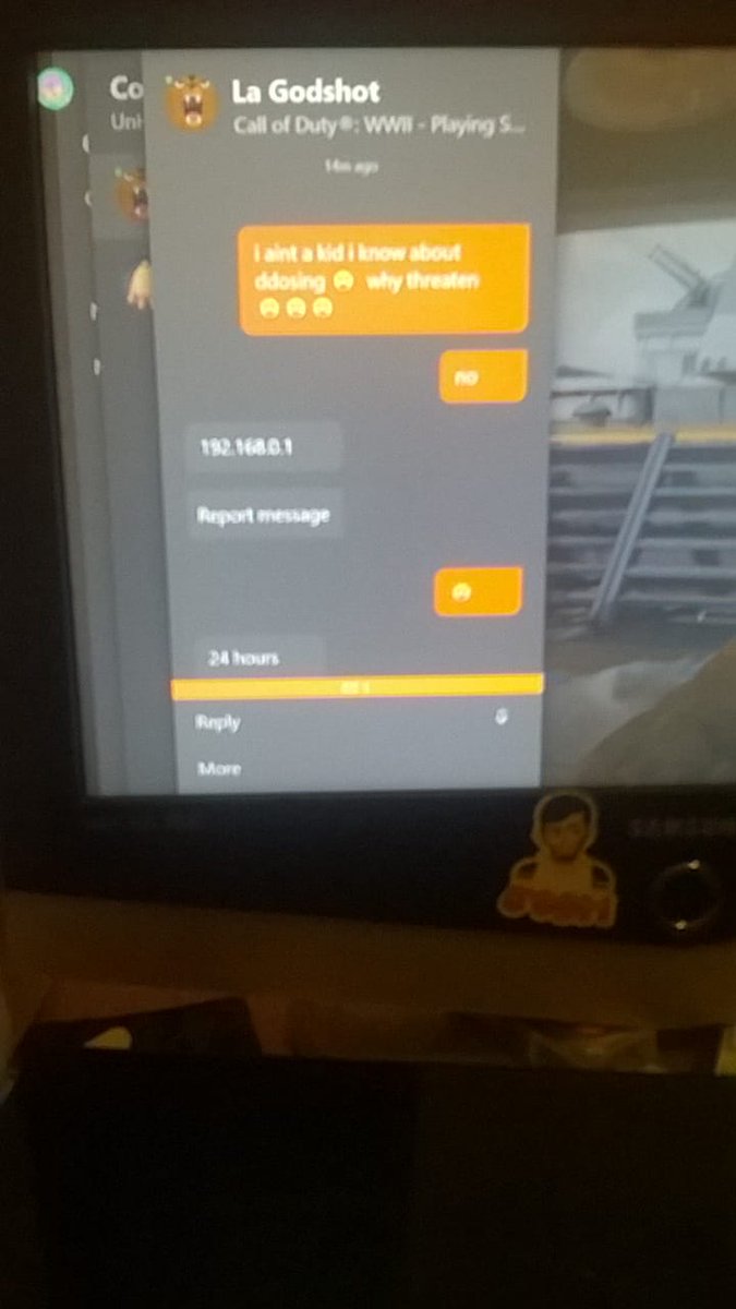 There is his gamer tag