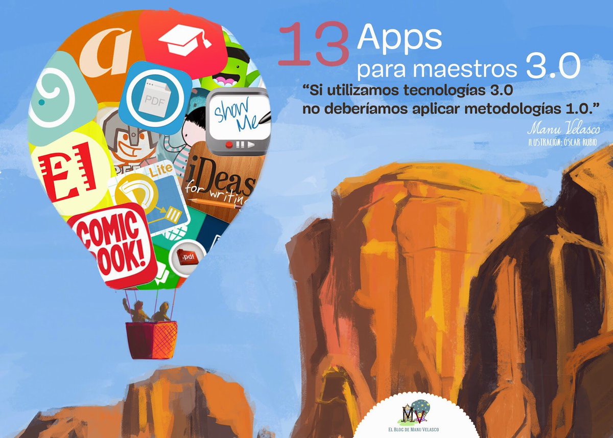 Manu___Velasco's tweet photo. 60 Apps para docentes 3.0. https://t.co/bP0oMTr7Qg 📱 https://t.co/XW5YMD01Mg
