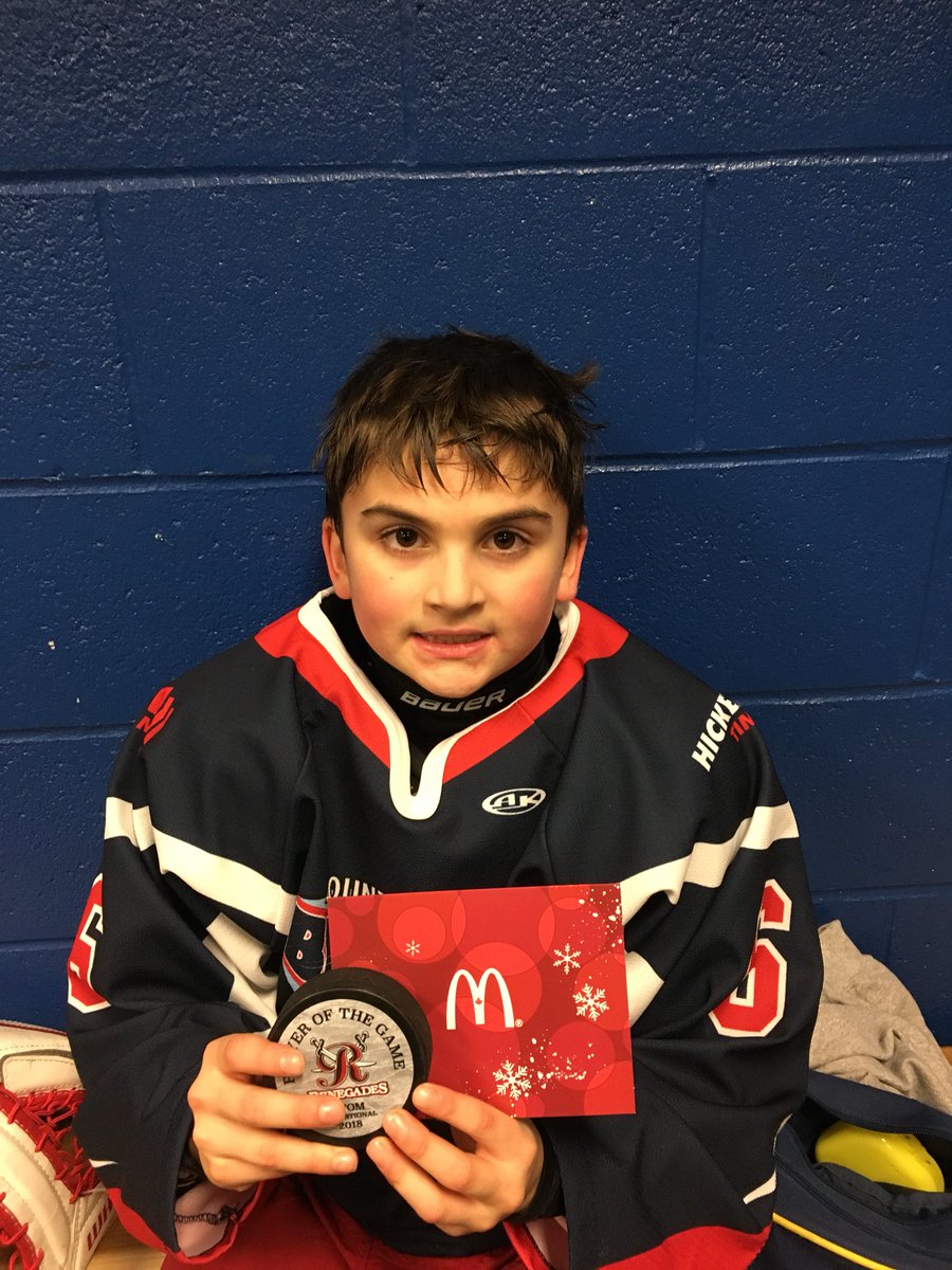 bladesatomA's tweet photo. Player of the Game today vs Paradise goes to Kaidan Sahajpal, congrats Kaidan @DJHLnews @MtPearlBlades https://t.co/emashaPPgu