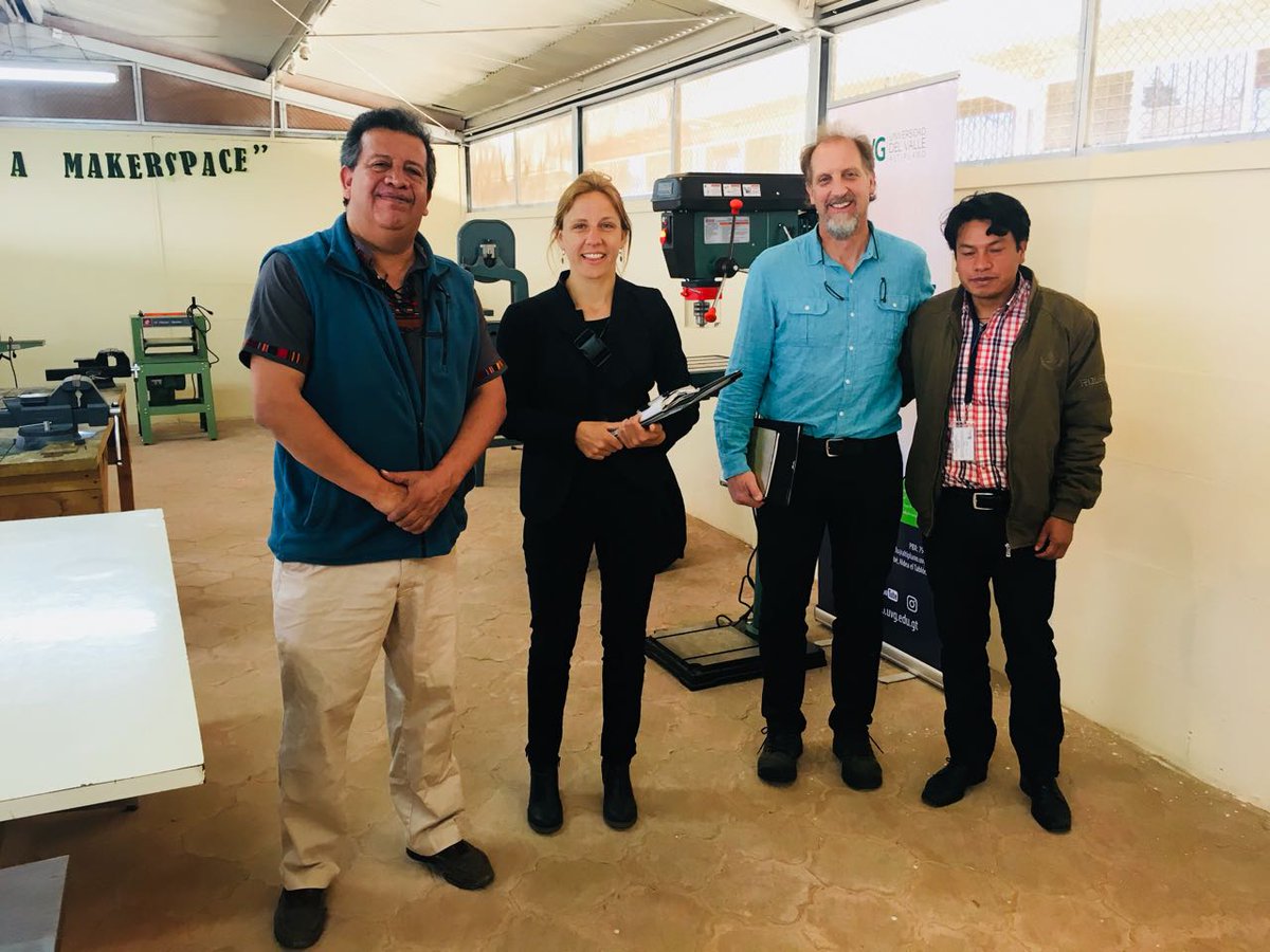 uvggt's tweet photo. Marissa Jablonski, AAAS fellow and USAID/ASHA expert visits the Highlands Campus makerspace at UVG! @USAIDguate, @USAIDASHA1 #poweredbyasha https://t.co/DPu6IAsVyr
