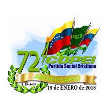 Felicidades a todos los dirigentes y militantes de COPEI en su nuevo aniversario.