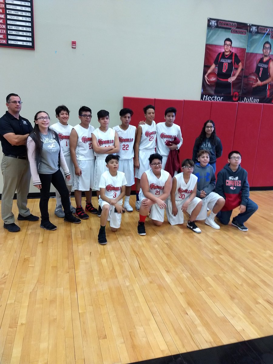 Tornillo JR High 7th grade boys East Division Champs. Undefeated! #TISDProud