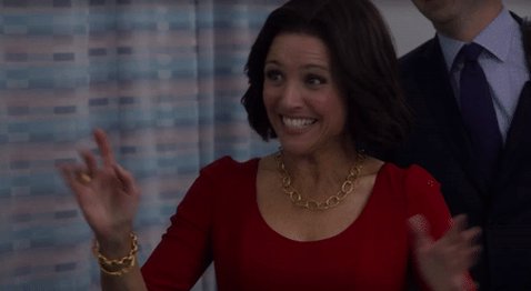 We\re just as excited as you are, Julia Louis-Dreyfus. Happy birthday! 