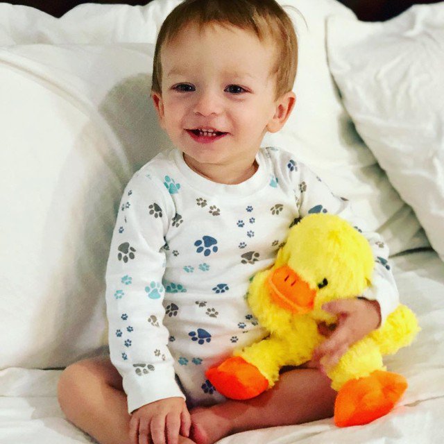 AdalidGear's tweet photo. "Tripp is loving his new plush duck toy! 🦆 It even has a hot/cold therapy insert I can use when the little one isn’t feeling well."
 📸: @gabbingginger / Instagram

Get one for your child too at: https://t.co/lMRiZUq9Bi
- - -
#plushie #warmies #kidstoy https://t.co/yDcYvG8TmE