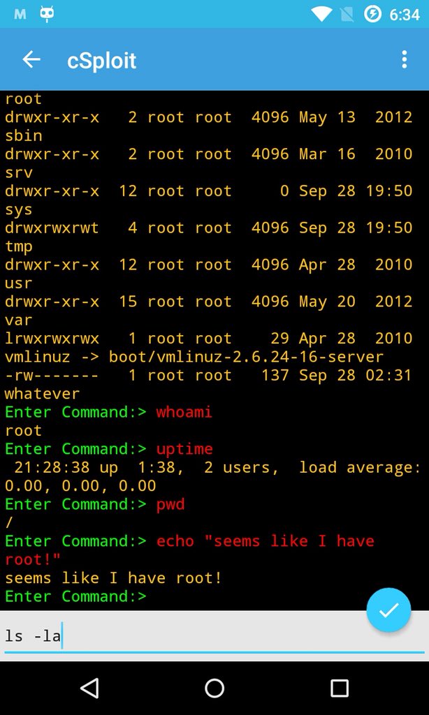alshuaibi_sami's tweet image. #cSploit Android
من اقوى الادوات وأكملها في اختبار أنظمة الاندرويد #android 
goo.gl/6xZH5g
#امن_المعلومات 
#mobile_penetration_testing