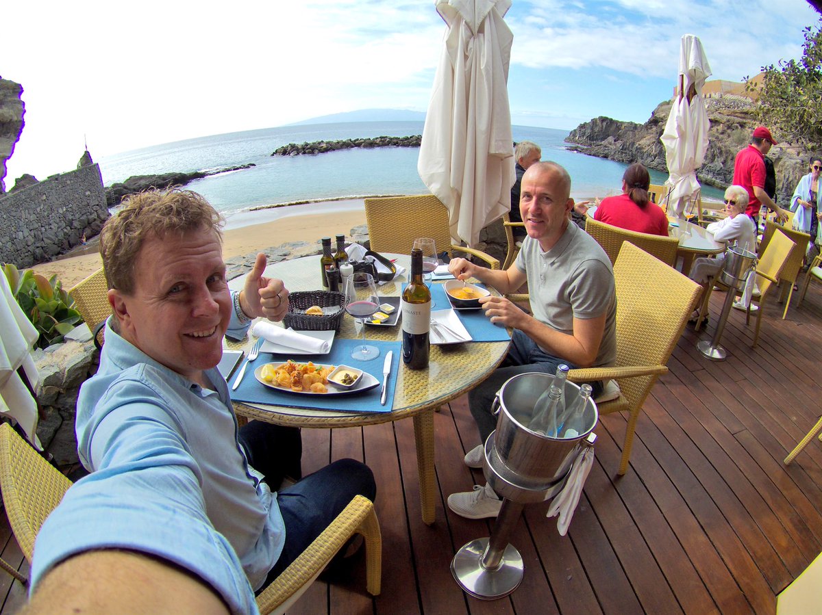 TenerifeMag's tweet photo. Day 1 with @MatthewHirtes @WTravelMagazine feature @RitzCarlton #Abama @JohnBeckley @TenerifeMag @visit_tenerife #Tenerife #uncovertenerife https://t.co/4iuUnkraGP