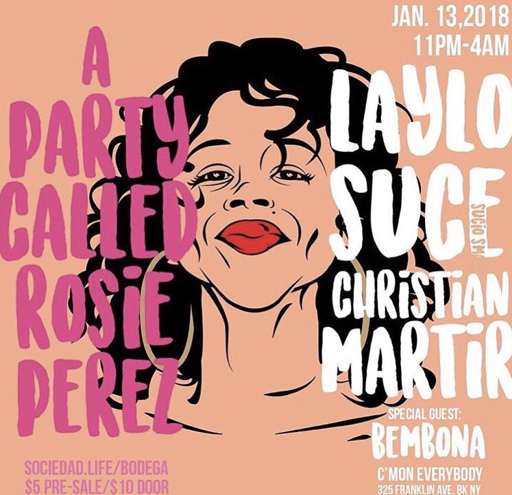 Tonight <a href="/BrooklynCoquito/">Brooklyn Coquito</a> will be served at @apartycalledrosieperez 
<a href="/cmoneverybodybk/">C'mon Everybody</a> 
Good vibes. Swing by! #coquito #party #brooklyn #nyc