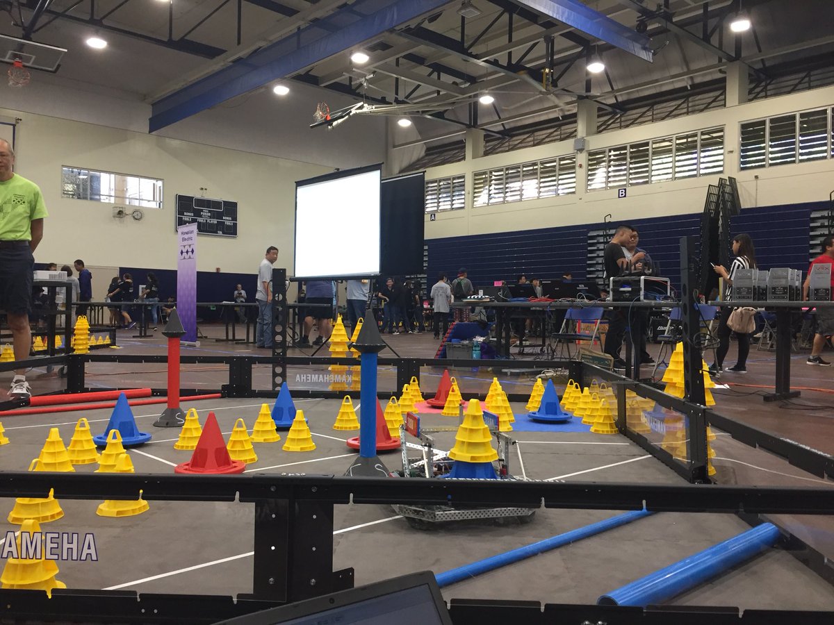 While programming at 2018 Hawaii Vex states championships of course we would get a ballistic missile threat warning!!
