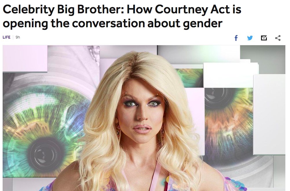 AlfieOrdinary's tweet photo. I had a lovely chat with @BBCR1 @BBCNewsbeat about how well @courtneyact is doing on #cbb and what that means for the LGBTQ+ community.  https://t.co/GxPXAbnLC9 https://t.co/KnwFLFms69
