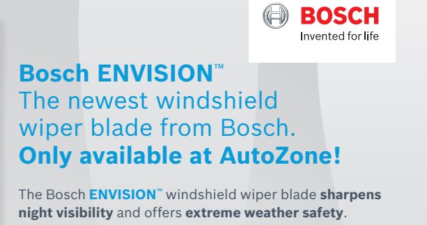 jaydubtech22's tweet photo. It's January, and for a majority of us that means winter weather of all types! Sleet, snow, or freezing rain don't stand a chance against the Bosch ENVISION windshield wiper blades. #BoschPromo #BoschEnvisionChallenge - https://t.co/HeTRFd5Zfq https://t.co/E1M4nPdG9j