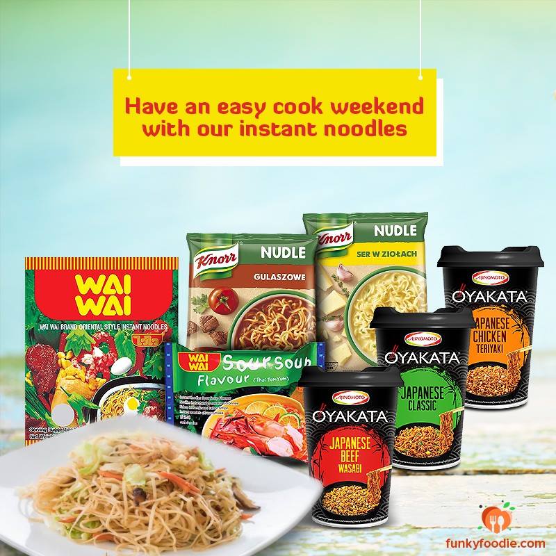 foodie_funky's tweet photo. Weekends are to unwind, chill and just be. No elaborate cooking or meals to bother. Have tasty, filling food this weekend with a whole range of instant noodles with many flavours only on https://t.co/HgWxTVtSRd

#FunkyFoodie #Foodie #Food #OnlineFood #Noodles #Flavor #UK https://t.co/tRjI43MG4w