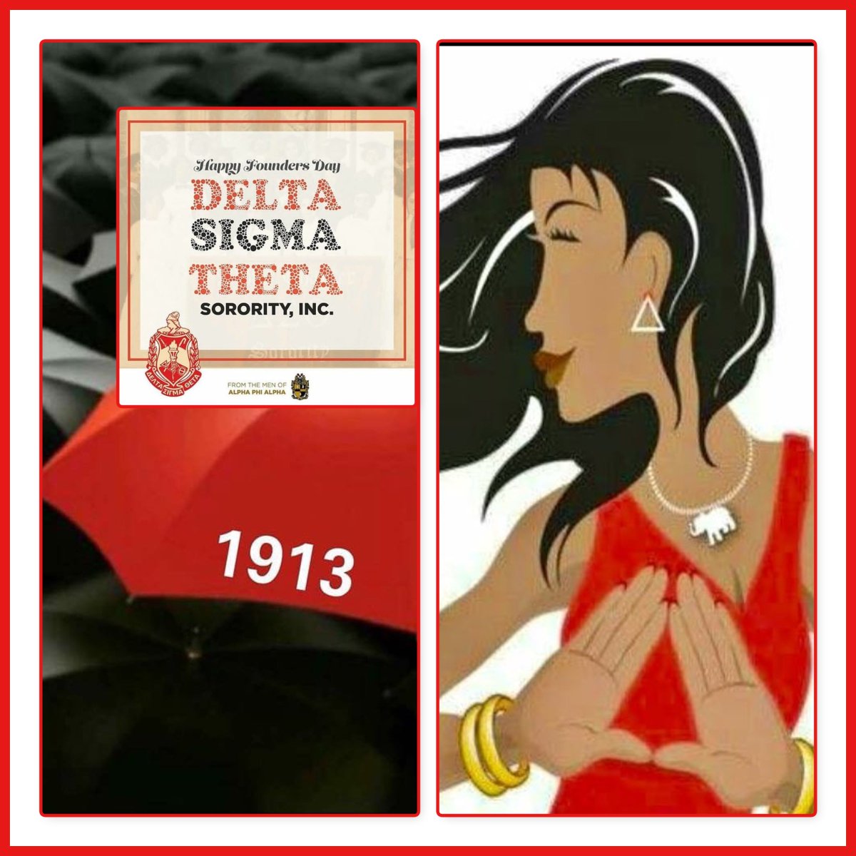 chaos004's tweet image. Happy 105th Founders Day ΔΣΘ Ladies.  Especially MadCo, #KEMade, &amp;amp; Twin Cities.  #DSTInc1913 #KEDST_1973 #J13 #Ph_OooOp