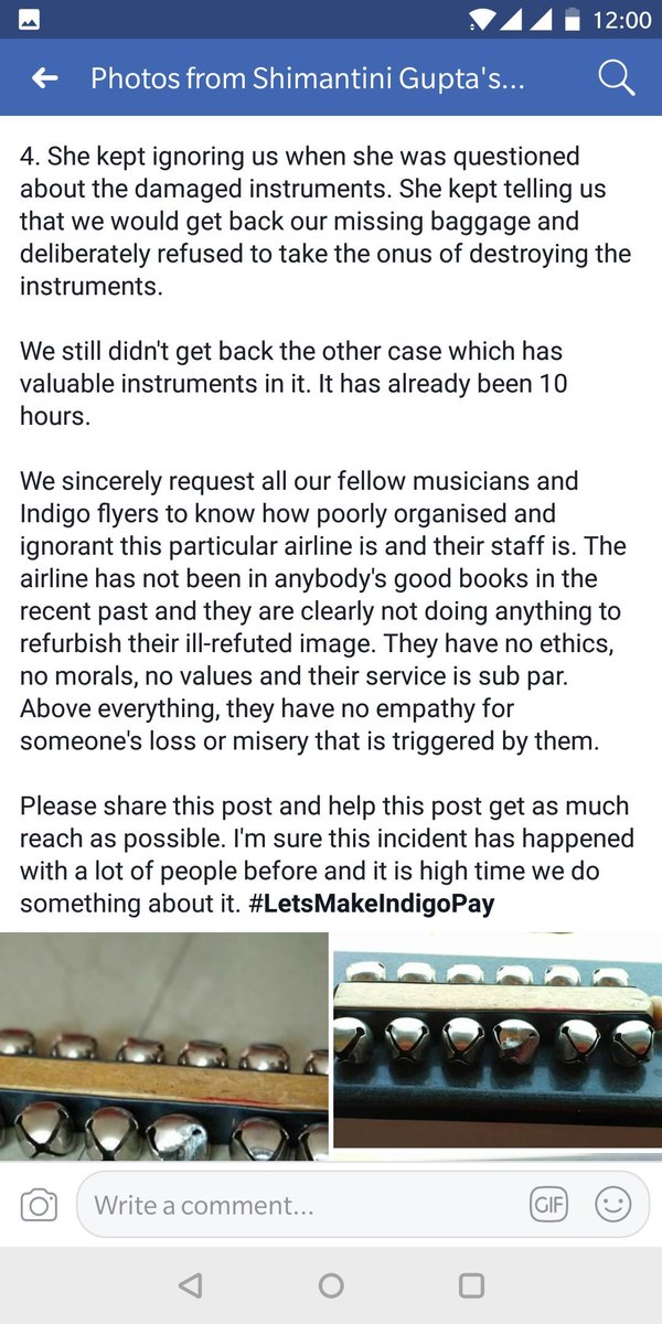 ShimantiniGupta's tweet photo. @IndiGo6E if this is how you continue to treat your flyers, you're not going to survive for long. #LetsMakeIndiGoPay
@FunkTuation_ @Benny_Dayal
@carlos13_3 @tobsgarage
@Davidthejoseph @tweetjoshsatya
https://t.co/ED0qeDT5uy https://t.co/VChV0lZ9Ex