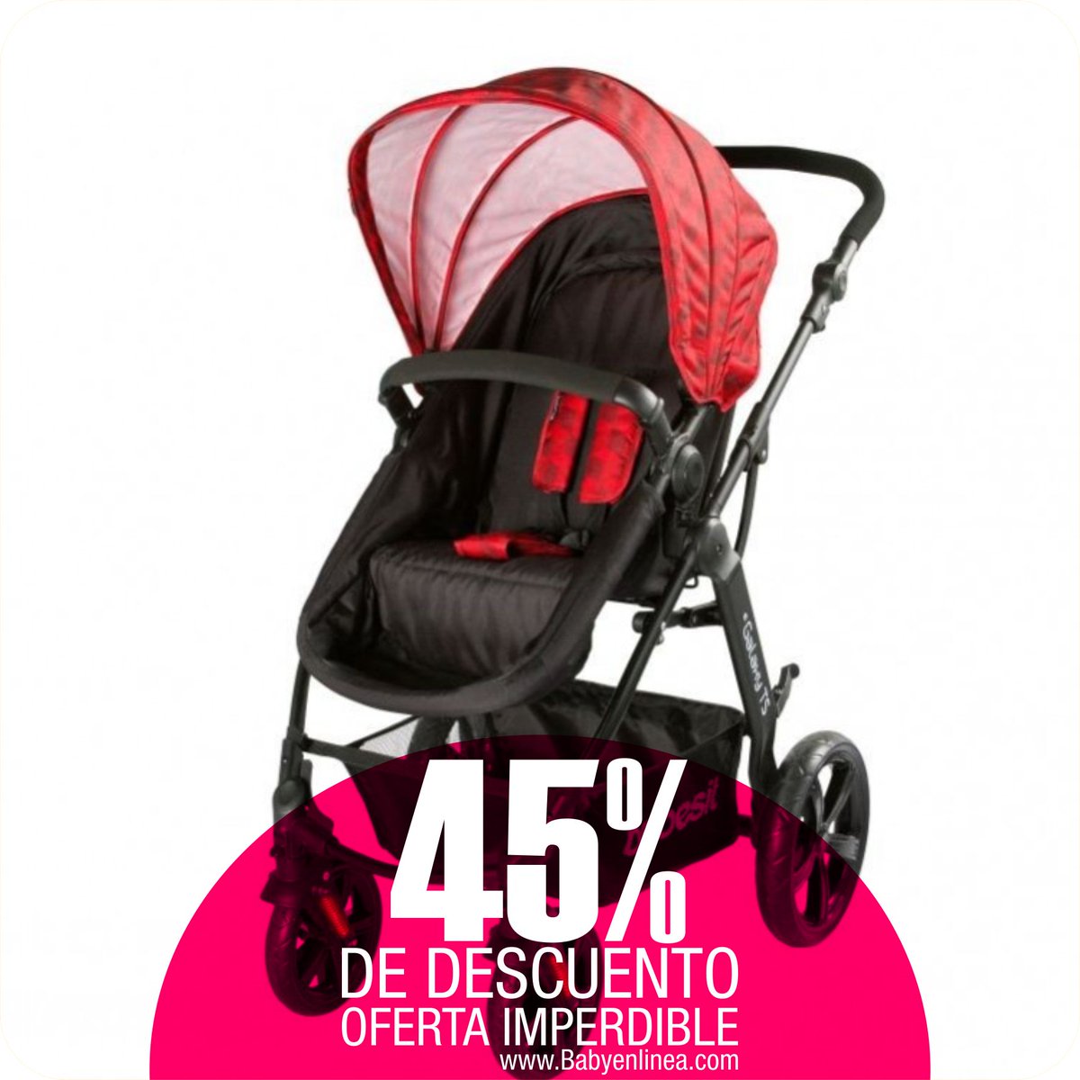 babyenlinea's tweet photo. El Travel System, te pemite tener a mano todo lo que necesitas para salir con tu hijo: Coche, cargador y paseador de alto confort y seguridad garantizado. #Bebesit Llévalo con el 45% de descuento #Babyenlinea https://t.co/2TkO4SWK9I https://t.co/mvsqOG5VGf