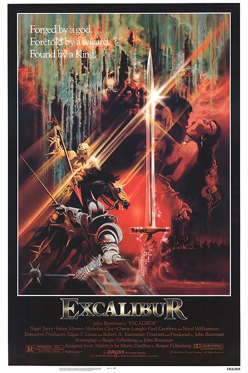 #Watching '#Excalibur' (1981) (d.#JohnBoorman) #NigelTerry #HelenMirren #NicholasClay #CherieLunghi #NicolWilliamson #CorinRedgrave #PatrickStewart #CliveSwift #LiamNeeson #GabrielByrne #CiaránHinds