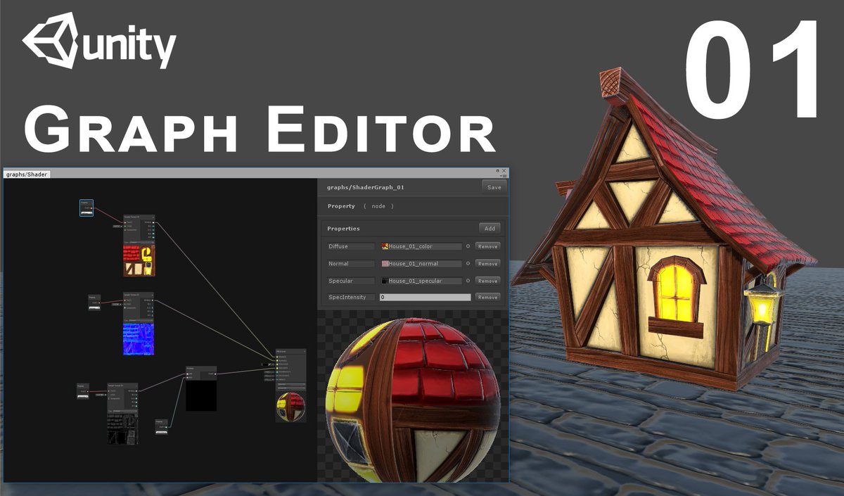 respectstudios's tweet image. #Learn how to make shaders without coding in the brand new #unity3d 2018 Graph Editor: youtu.be/AT1Vul54qYU 
 #grapheditor #tutorial #madewithunity #gamedev