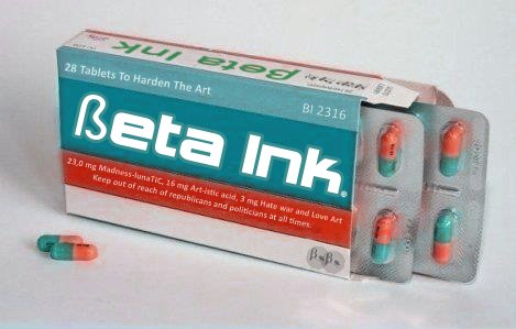 Beta_ink's tweet image. Here, take an arty prescription. You'll need it to take your stress level down. 😸😺
