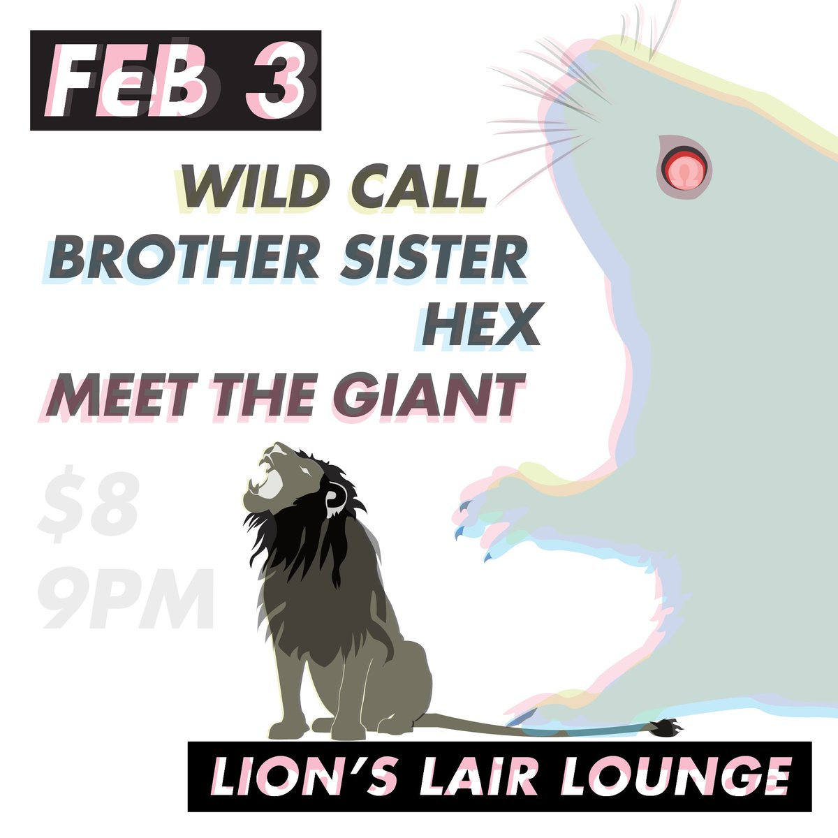 First show of 2018! With @MeettheGiant and <a href="/wildcall/">Proudly Based. ✝️</a> at the world famous <a href="/lionslairdenver/">Lion's Lair</a>. It's gonna be a ripper if we don't get caught repeating the day before over and over. 
#rockandroll #livemusic #denvermusic #lionslair #colfaxave #igotyoubabe #dontdriveangry