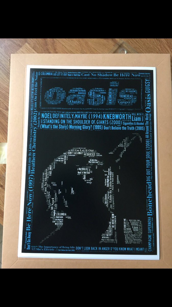 AGT79's tweet photo. Tag an Oasis fan...
I’m giving this print to a follower at 11pm
To enter;
- RT
- Follow me
Nice one 👌
#Oasis https://t.co/URNCM6v4T9