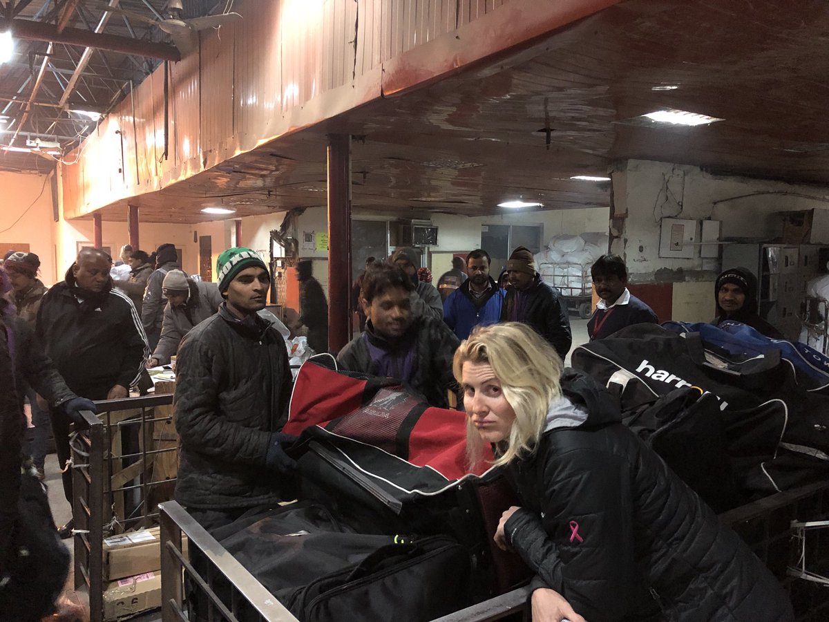 wick_22's tweet photo. Oh the places you will go...1 yr ago today I hung em up, now I’m hanging out @airindiain at 1:30am packing gear to the himilayas ha!! Thx for the help guys! #india2yyc #adventure https://t.co/7LQ2qQsaP5