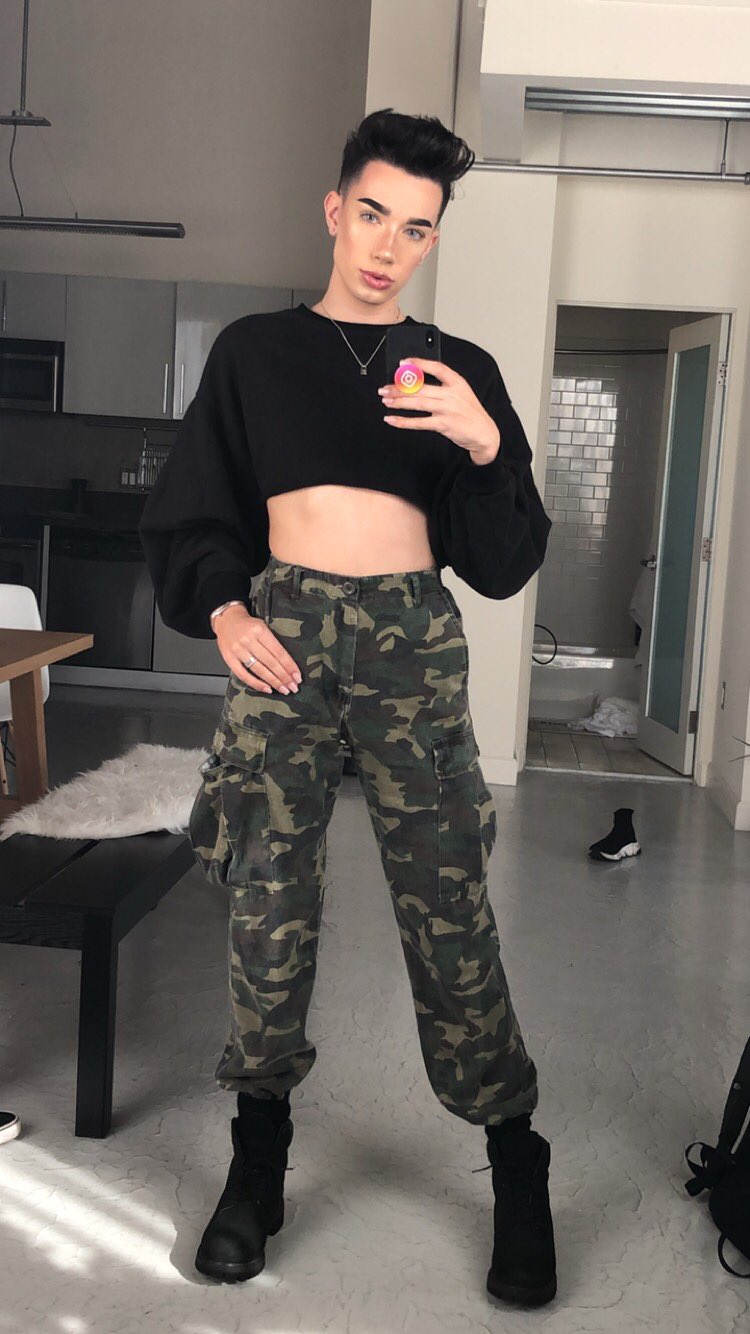 James charles crop hoodie 2025