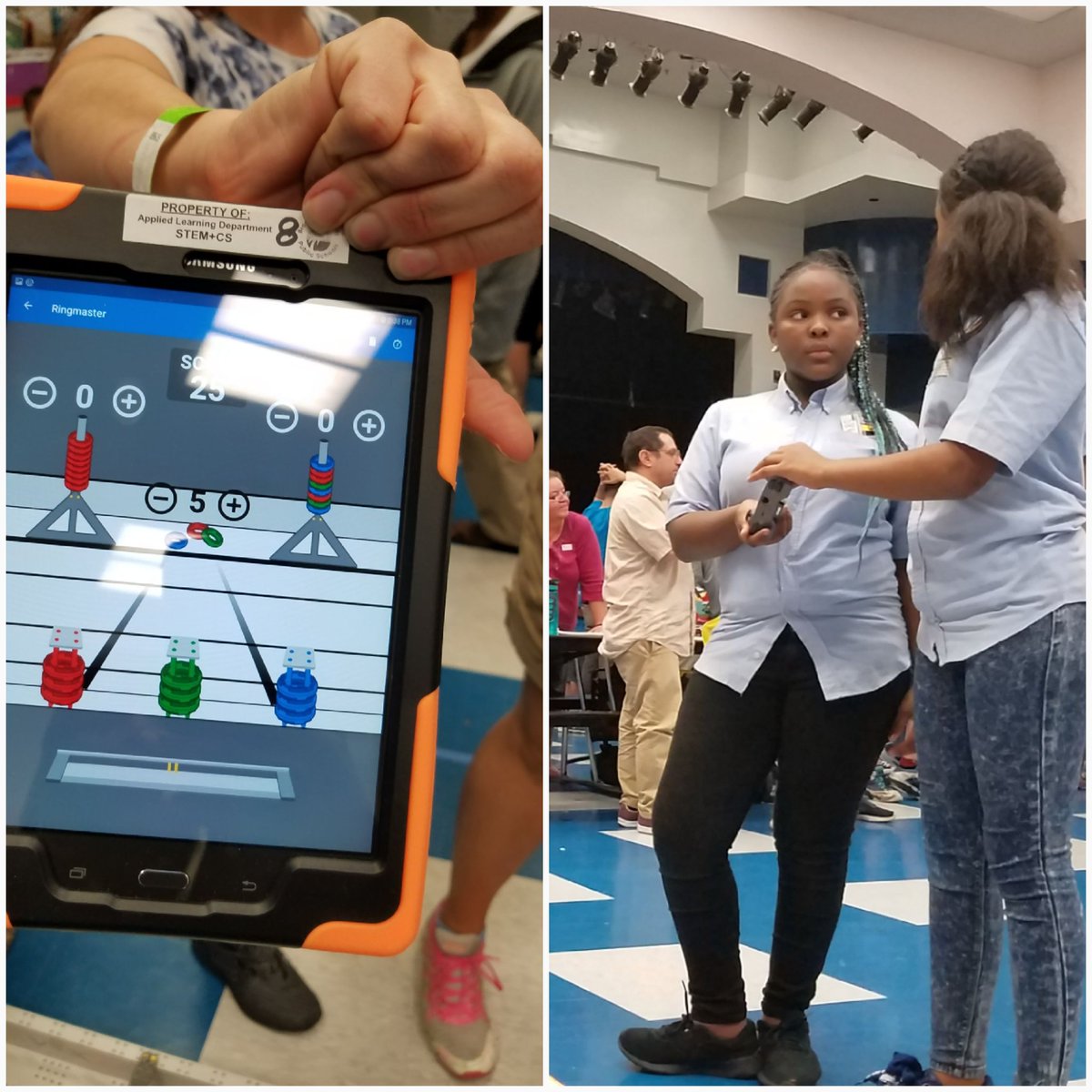 Lake Forest Elem #Thunderstormrobot...last run...Awsome job girls! <a href="/LakeForestArts/">Sharon Boyd</a> <a href="/BrowardSTEM/">Broward STEM</a> <a href="/VEXRobotics/">VEX Robotics</a>