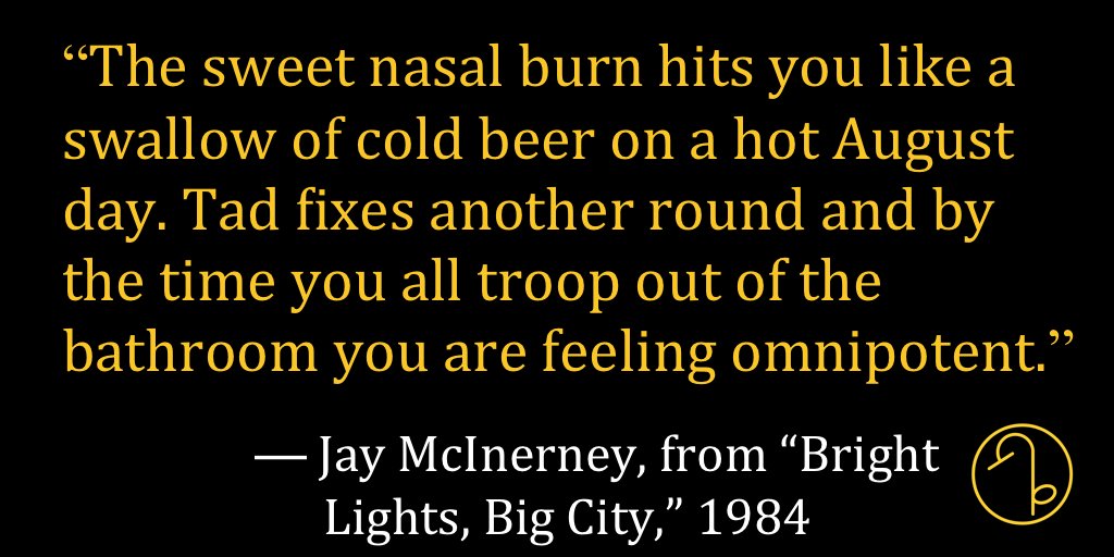 Happy Birthday American novelist Jay McInerney (January 13, 1955- ) 