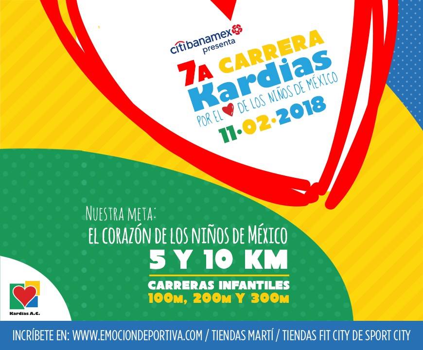 Televisa's tweet photo. Inscríbete a la 7ª Carrera KARDIAS 2018 “Por el Corazón de los Niños de México”

Conoce las bases aquí: https://t.co/vRr5NUshlx https://t.co/1tnfbbM8jJ