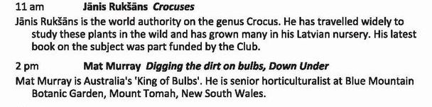 First national SRGC Event of 2018 Early Bulb Day 17th February in Dunblane -get together &amp; chat/ retail therapy from some great nurseries!!  Not to mention the  good grub to sustain visitors through the day! 
@DunblaneHall Hall, Dunblane  FK15 9EX 10am -4pm All welcome!!
