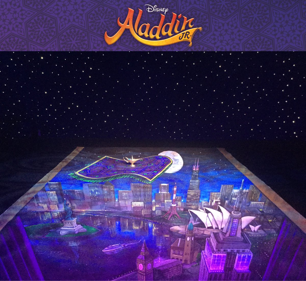 Disney Musicals (@disneymusicals) on Twitter photo Come visit the Aladdin JR. experience at the <a href="/JTFestival/">Junior Theater Festival</a> and ride a flying carpet with a magic lamp! #AladdinJR #JTF18 #DisneyMusicals
To see the magic carpet rides visit DisneyTheatricalLicensing.com/AladdinJRJTF Come visit the Aladdin JR. experience at the <a href="/JTFestival/">Junior Theater Festival</a> and ride a flying carpet with a magic lamp! #AladdinJR #JTF18 #DisneyMusicals
To see the magic carpet rides visit DisneyTheatricalLicensing.com/AladdinJRJTF