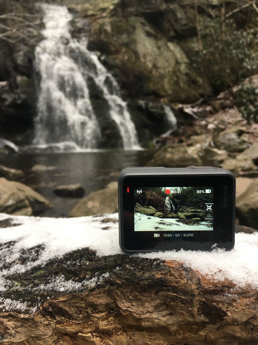 LeslieWBIR's tweet photo. Testing my new @GoPro out at #SpruceFlatFalls @GreatSmokyNPS ๐ธ https://t.co/r4BO1717Vk
