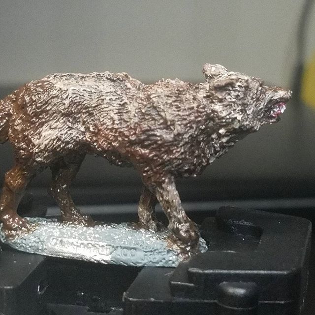 wafflesundaypod's tweet image. Dire wolf WIP from @reapermini ift.tt/2D9FIR7