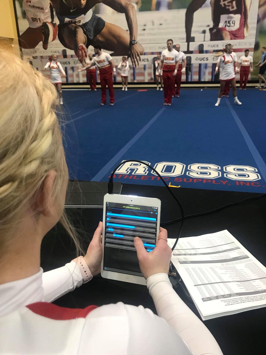 MixPlayApp's tweet image. MixPlay in action with @PittCheer at #UCAnationals. Good luck! 👍🏅🏆