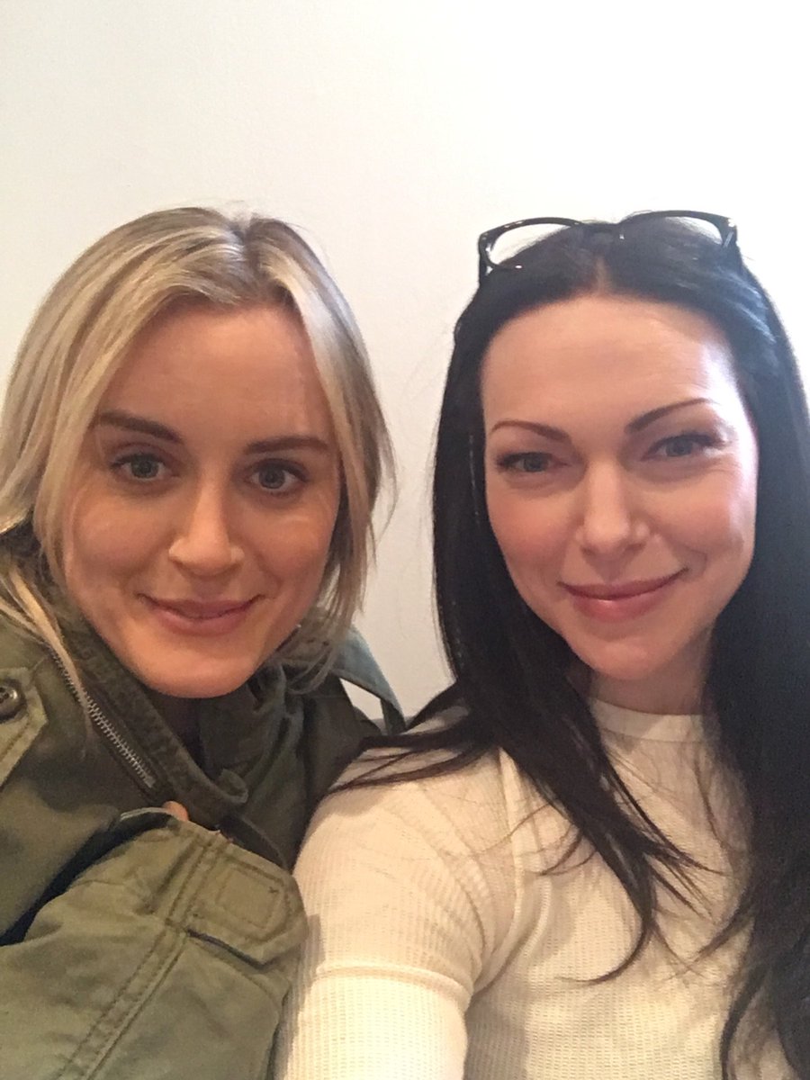 LauraPrepon's tweet image. #OITNB doesn’t feel like work, even on a weekend. Gotta love what you do! #orangefamily