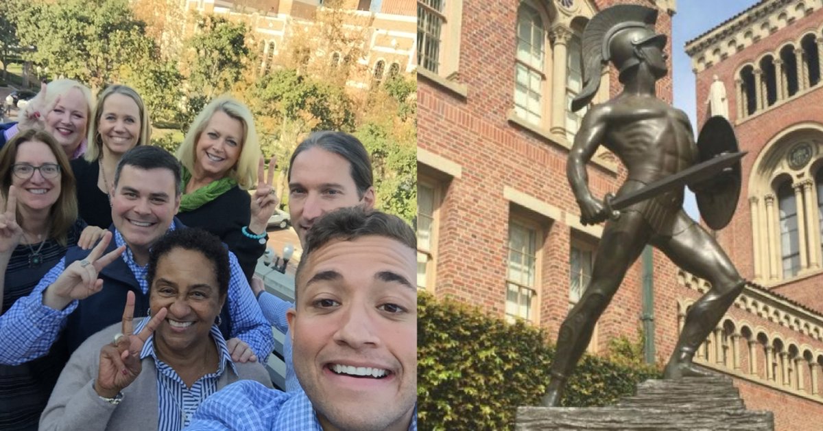 USCMPAOnline's tweet photo. "A Day in the Life of an MPA Student" @USCMPAOnline @USCPrice 1st day of Residency for the Spring cohort. #USCmpa #FightOn #uscfaculty #SaturdayMotivation https://t.co/YAKXzdbcRc