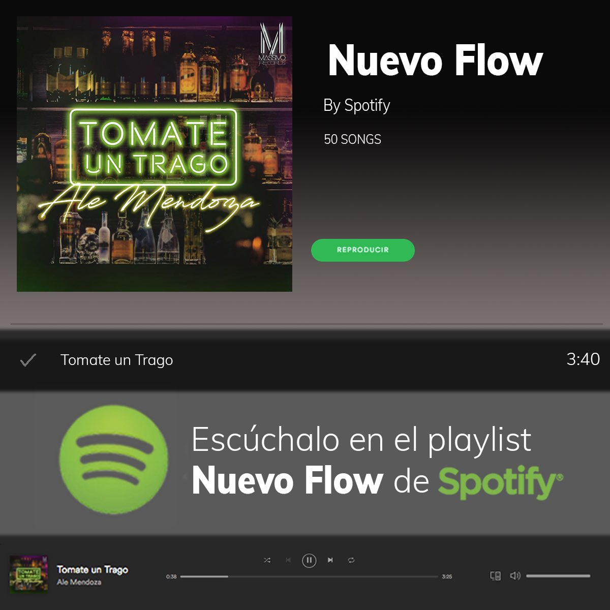 Busca ya #TomateUnTrago el nuevo HIT de <a href="/ALEMENDOZA_GT/">ALE | MENDOZA</a> en #NuevoFlow de <a href="/spotify/">Spotify</a> DALE PLAY #daalepues 🚨⚡️🥂🍻🍾🍹