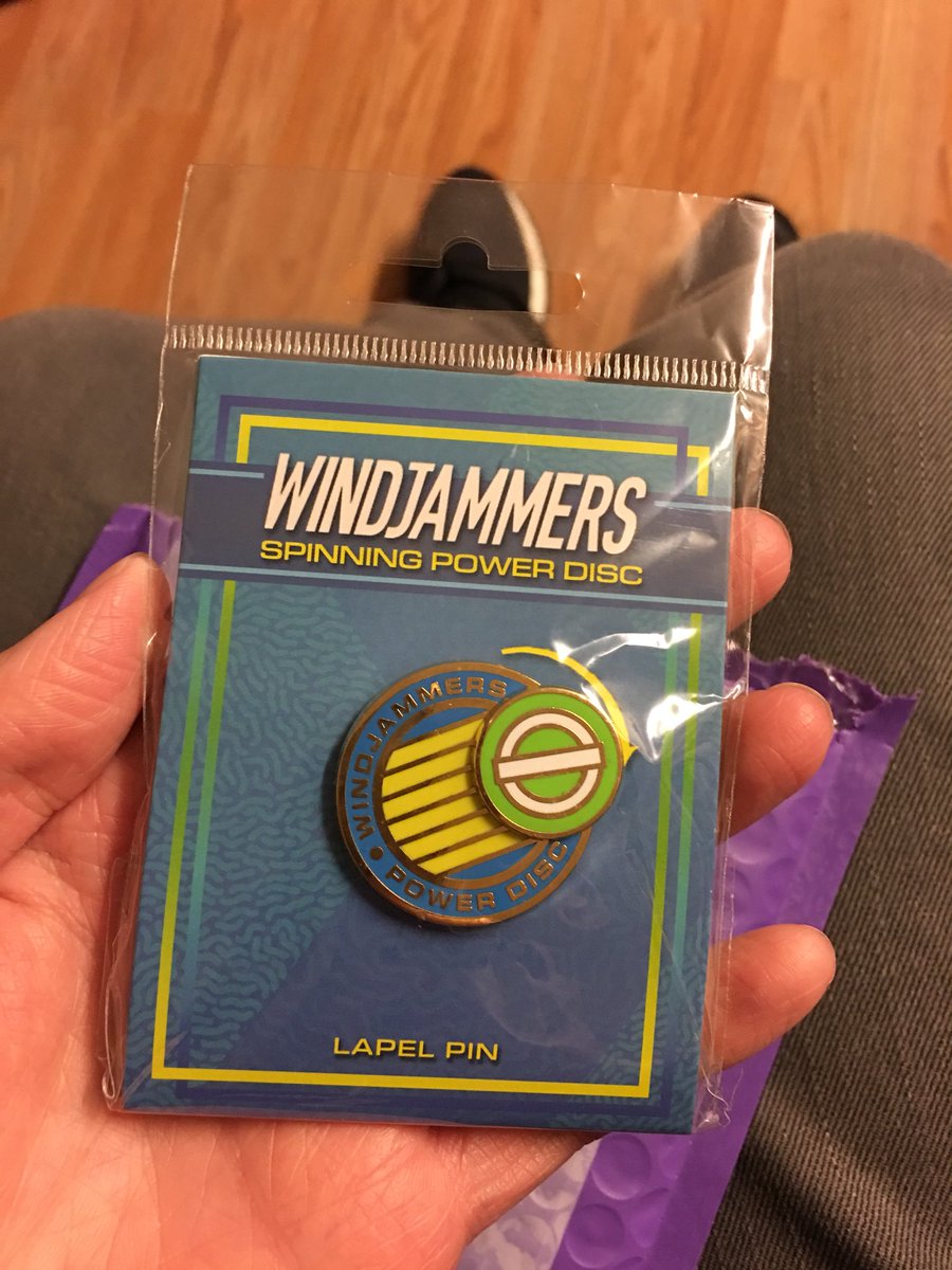 mattyjjenkins's tweet photo. Love the exclusive DataEast WindJammers enamel “competition badge” LOVE THIS GAME! #WindJammers #SNK #NeoGeo #TheMingOfFighters #MetalSlug #ArtOfFighting #SamuraiShodown #NeoCDZ #RetroGamer #RetroGames #RetroGaming @NeoGeoCollector @16Bites @Fdurso224Durso https://t.co/sN2wz6Empa
