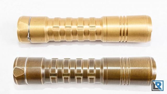 Liquidretro's tweet photo. A #beforeandafter shot of my #reylight #brass #pineapple after chemically aging it in #ammonia yesterday #tw #edc #edchat #edcgear #edcflashlights https://t.co/ieD4j3UgSC https://t.co/ZrS7NbvU6Q